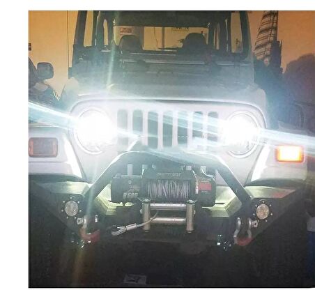 Offroad sis lambası 7inch 60W led 12-24V Adet / LASS287